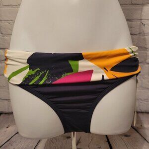 Anne Cole Floral-Printed Fold-Over Bikini Bottoms